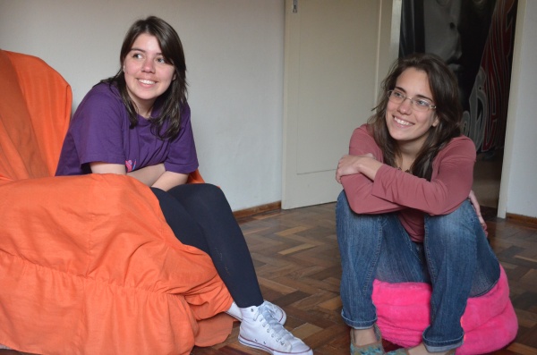 Ana Correard e Ana Pessoa, integrantes fundadoras da Casa Pelotas